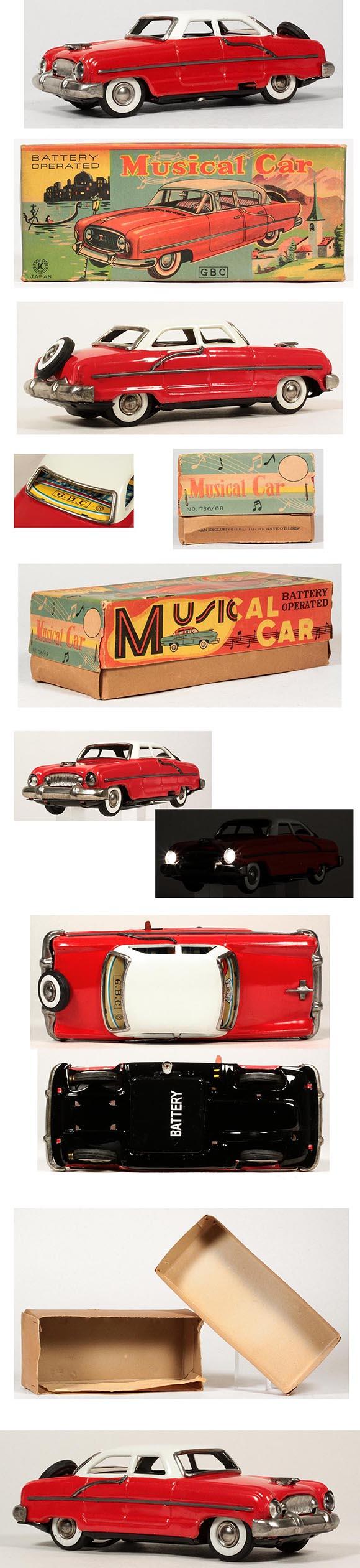 1956 Sankei Nash Ambassador Musical Car in Original Box